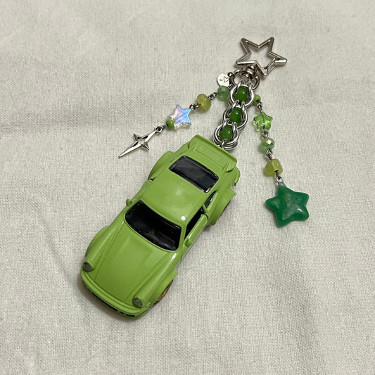 Porsche 934 Beaded Keychain