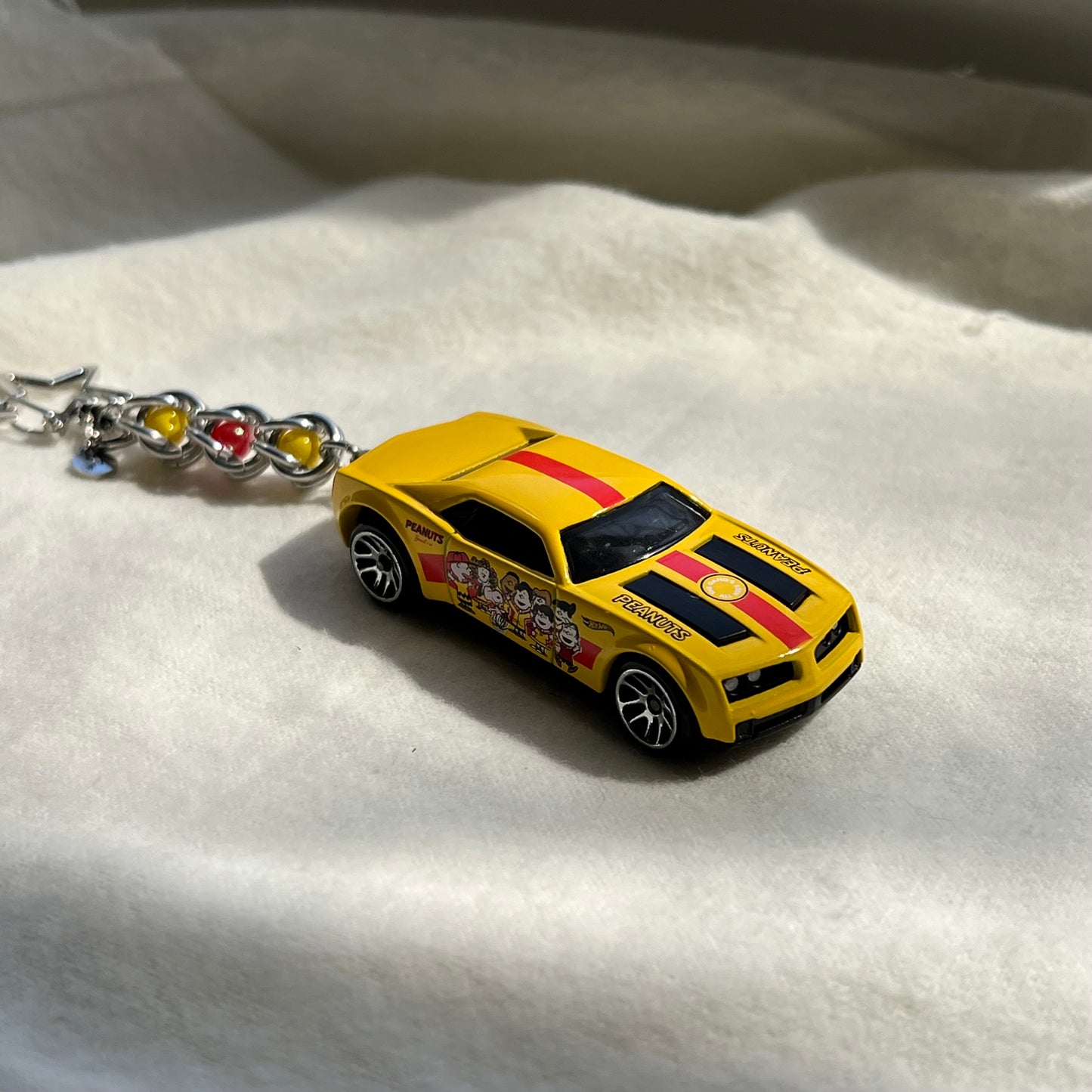 Bully Goat Beaded Keychain