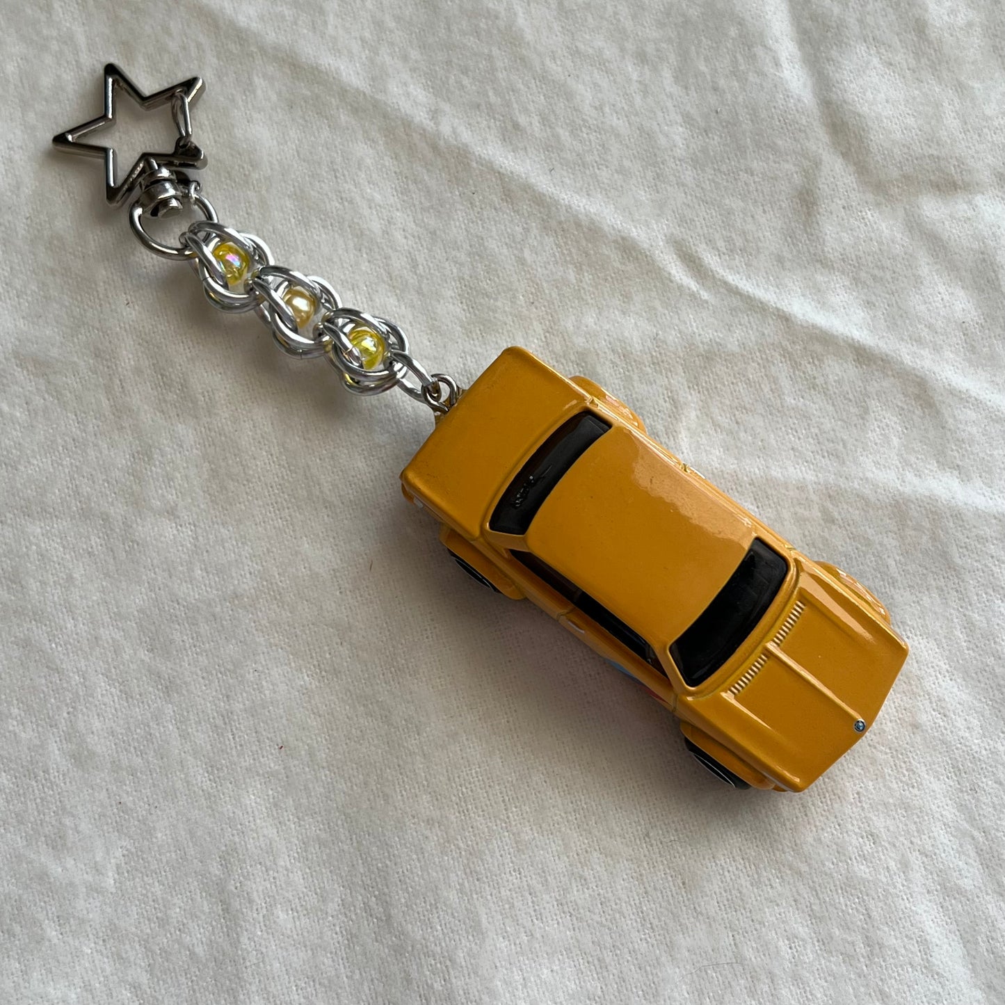 BMW 2002 Beaded Keychain