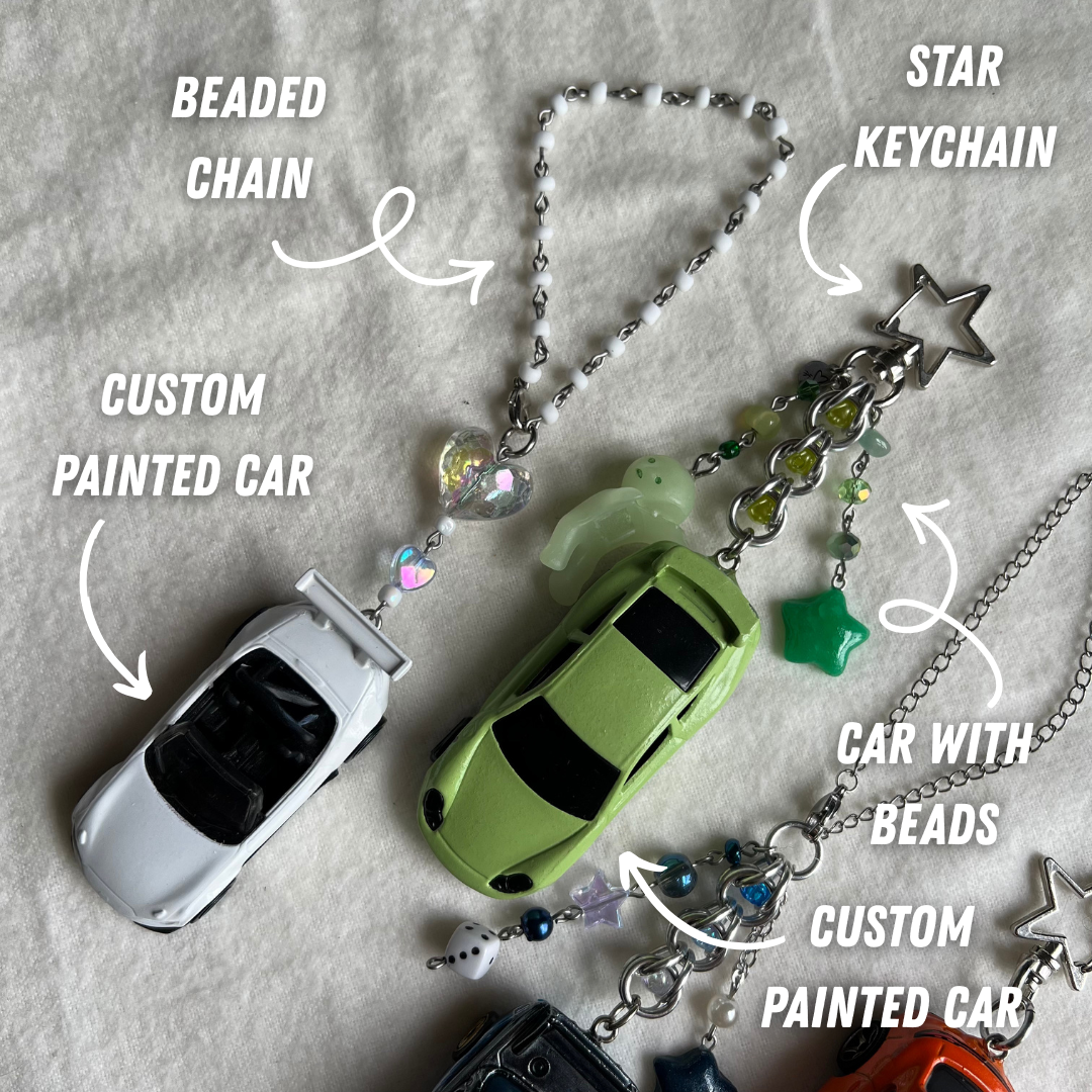 Build Your Dream Diecast Car Keychain - Customer Provides Car (Custom Order)