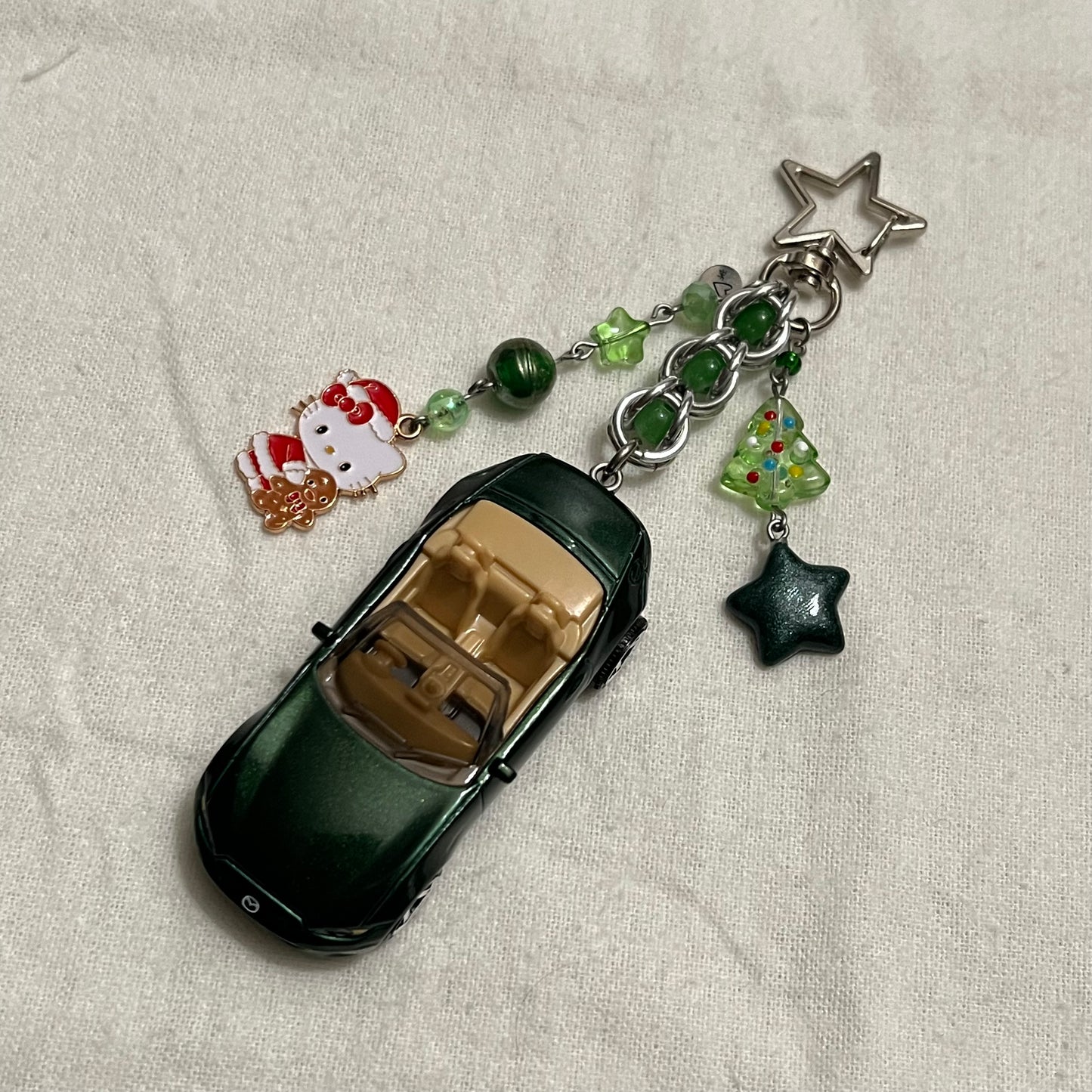 2015 Mazda MX-5 Miata x Kitty Beaded Keychain