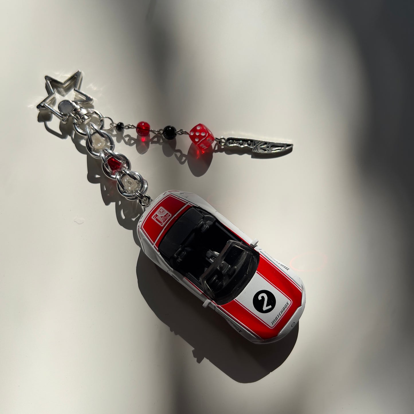‘15 Mazda MX-5 Miata Beaded Keychain