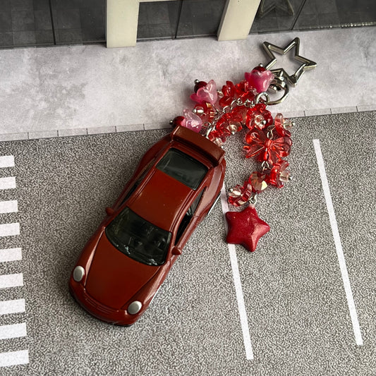 Porsche 911 GT3 Beaded Keychain