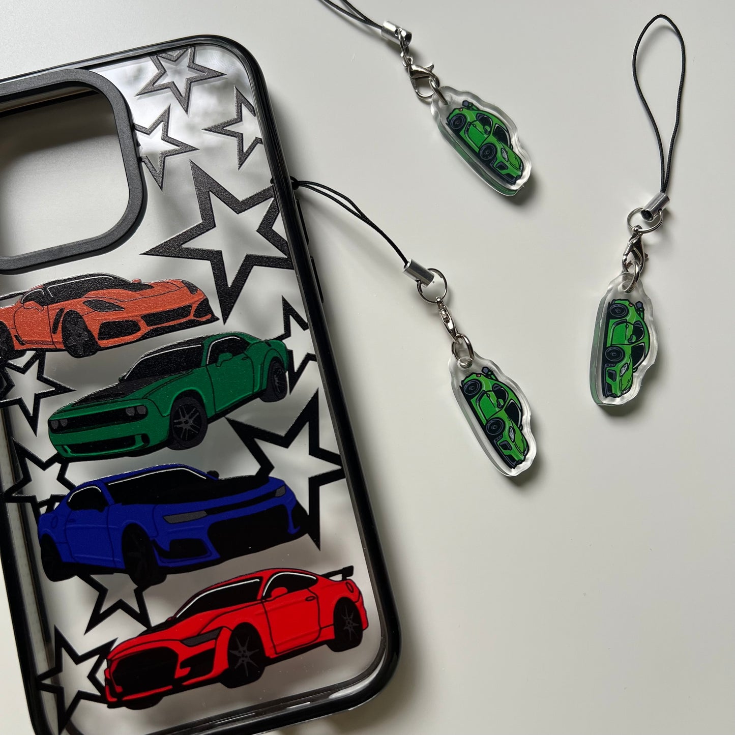 Porsche GT4 Phone Charm