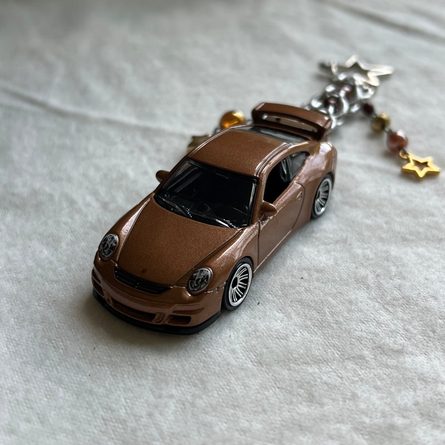 Porsche 911 GT3 Beaded Keychain