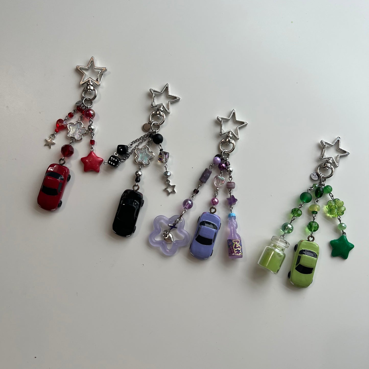 NB Miata Beaded Keychains