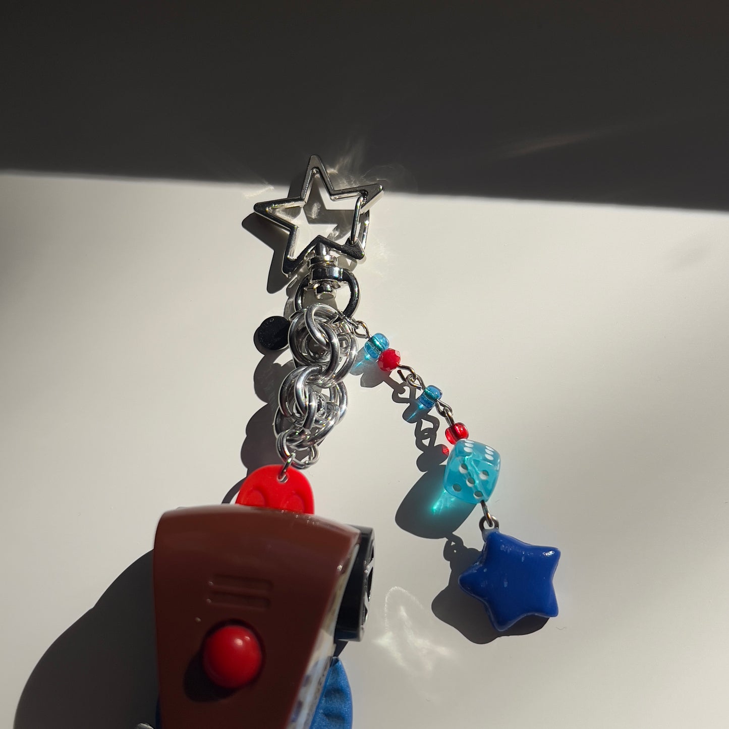 Birthday Burner Beaded Keychain