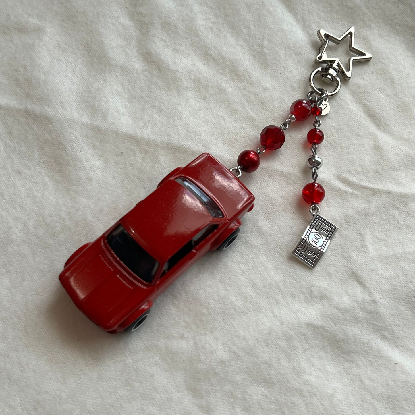 BMW 2002 Beaded Keychain