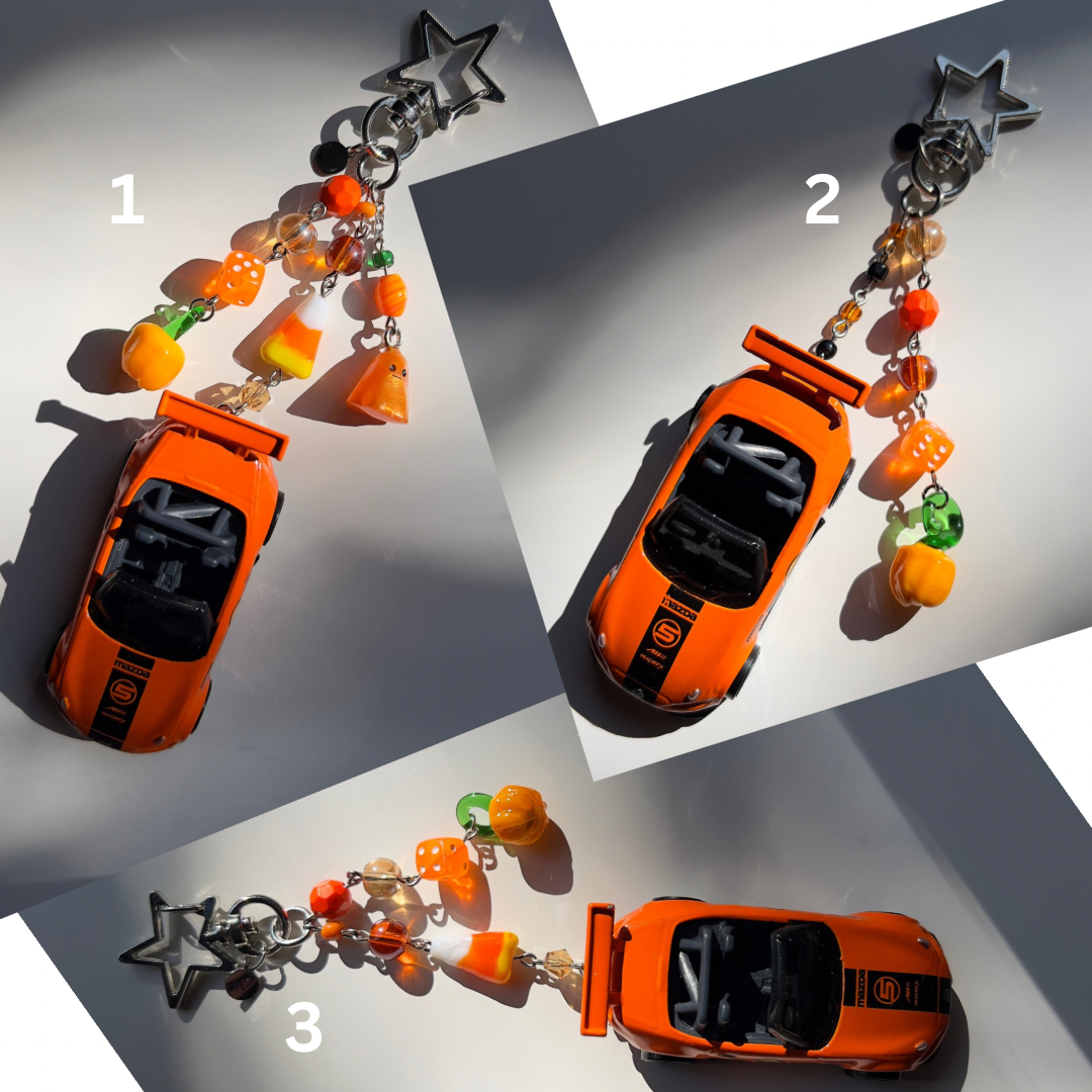 15 Mazda MX-5 Miata Beaded Keychain