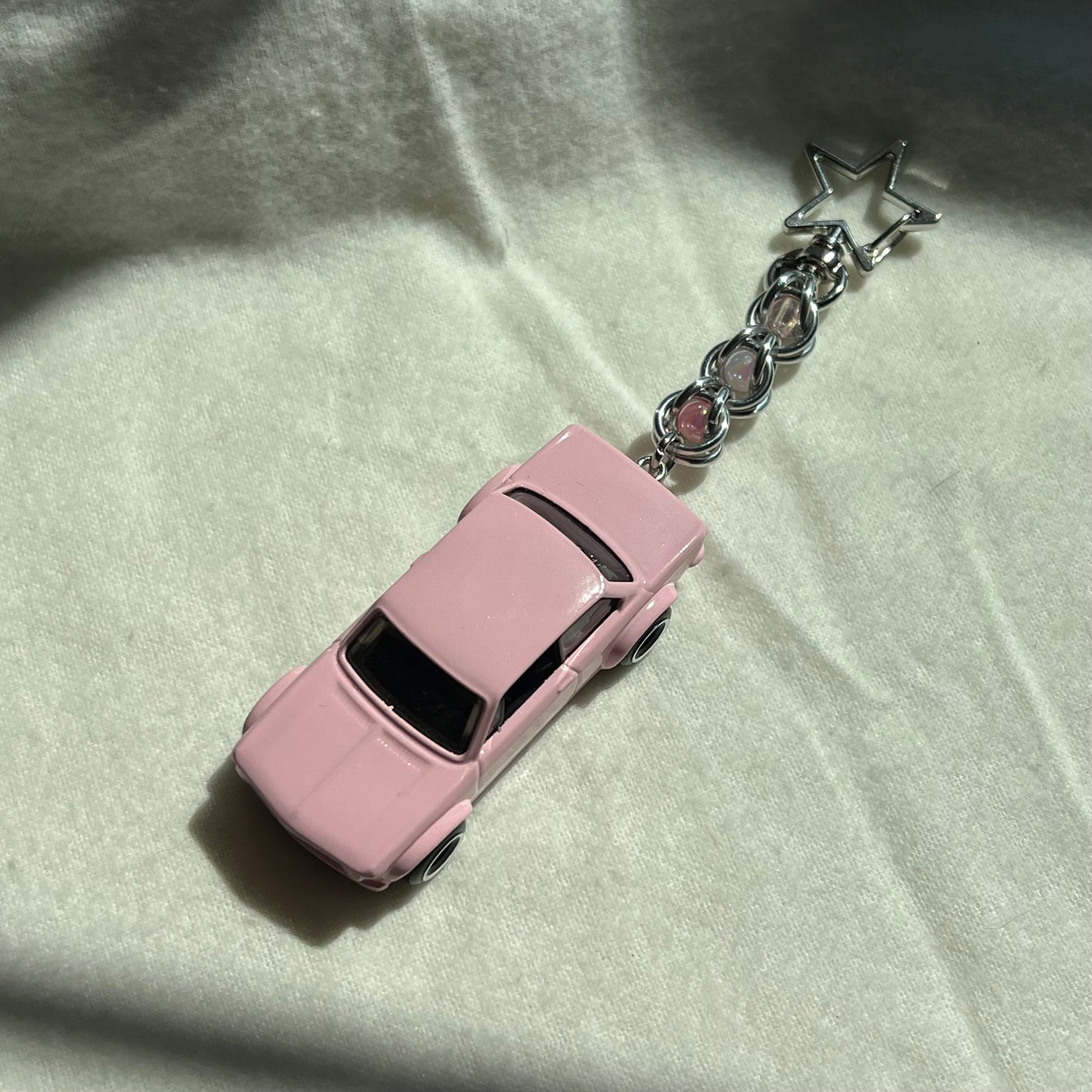 BMW 2002 Beaded Keychain