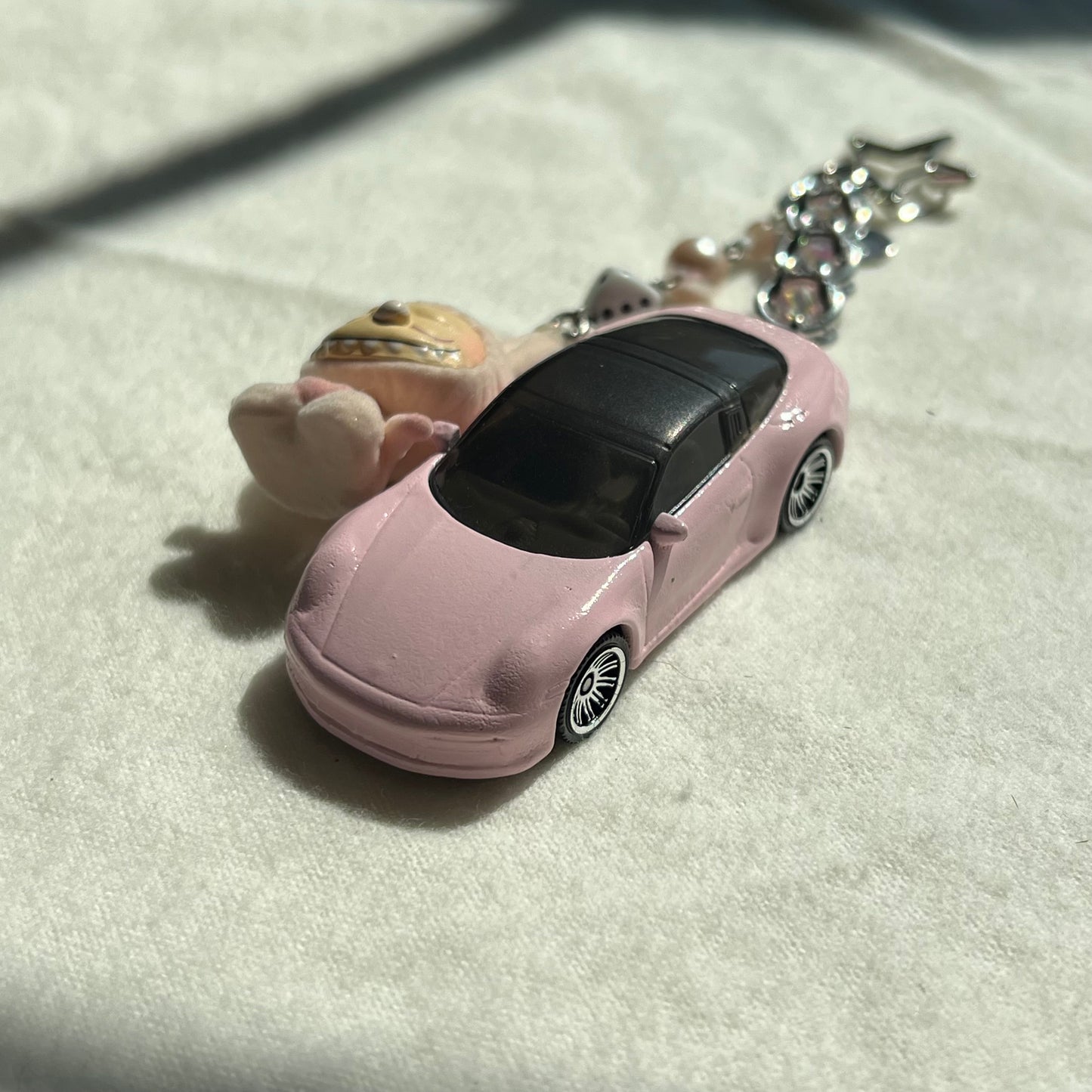 Porsche Targa x Monster Beaded Keychain