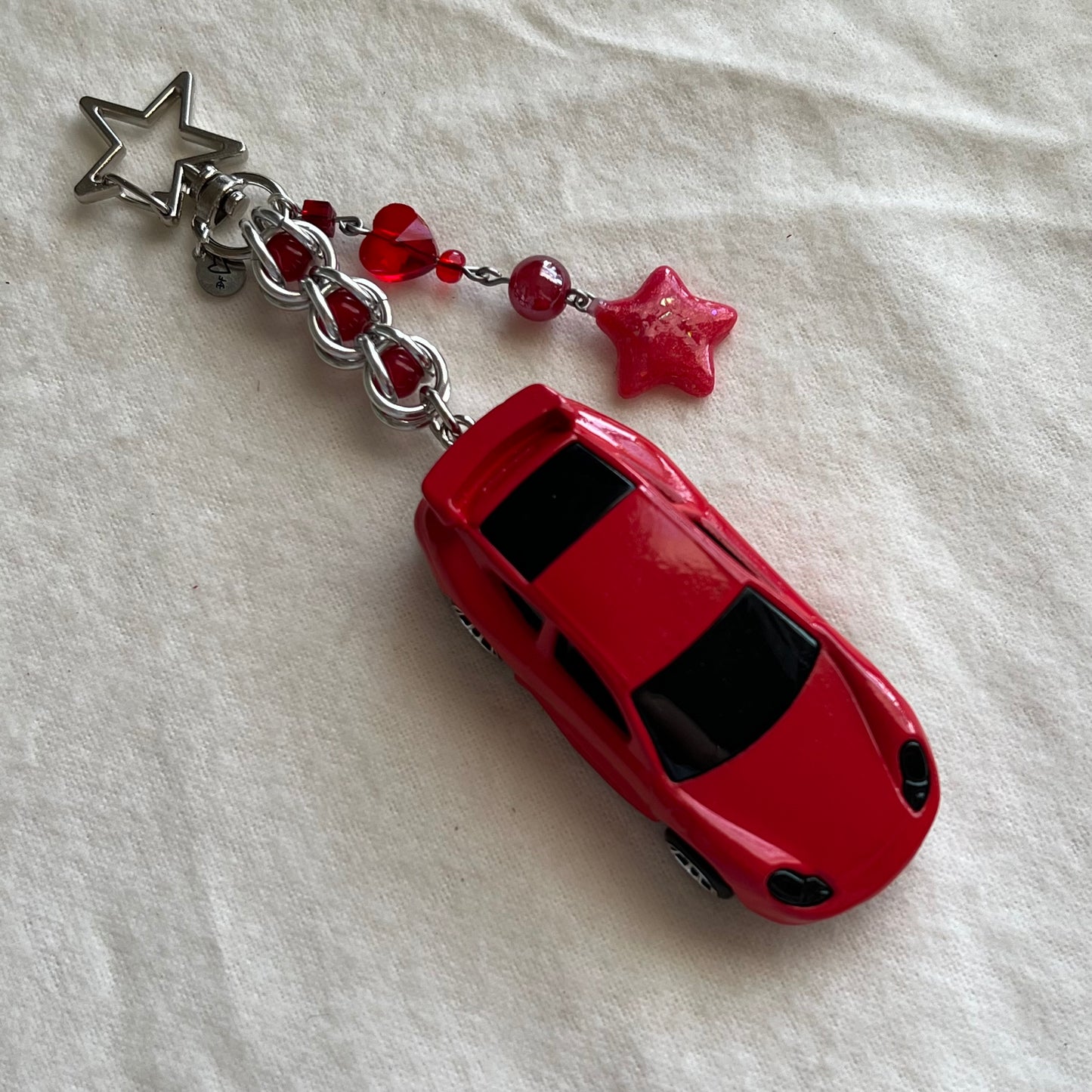 Porsche 911 GT3 Cup Beaded Keychain
