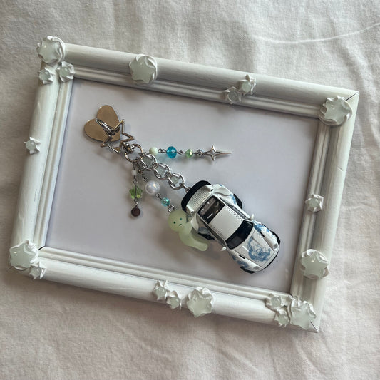 Porsche RWB 993 Beaded Keychain on Deco Picture Frame