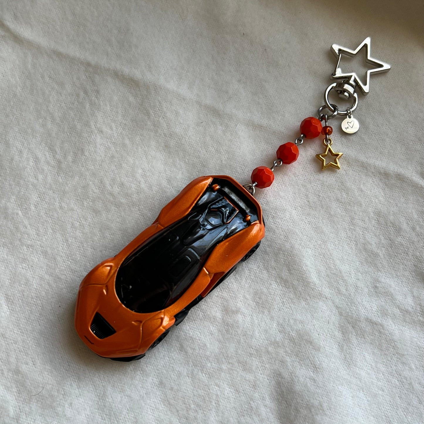 Mclaren W1 Beaded Keychain