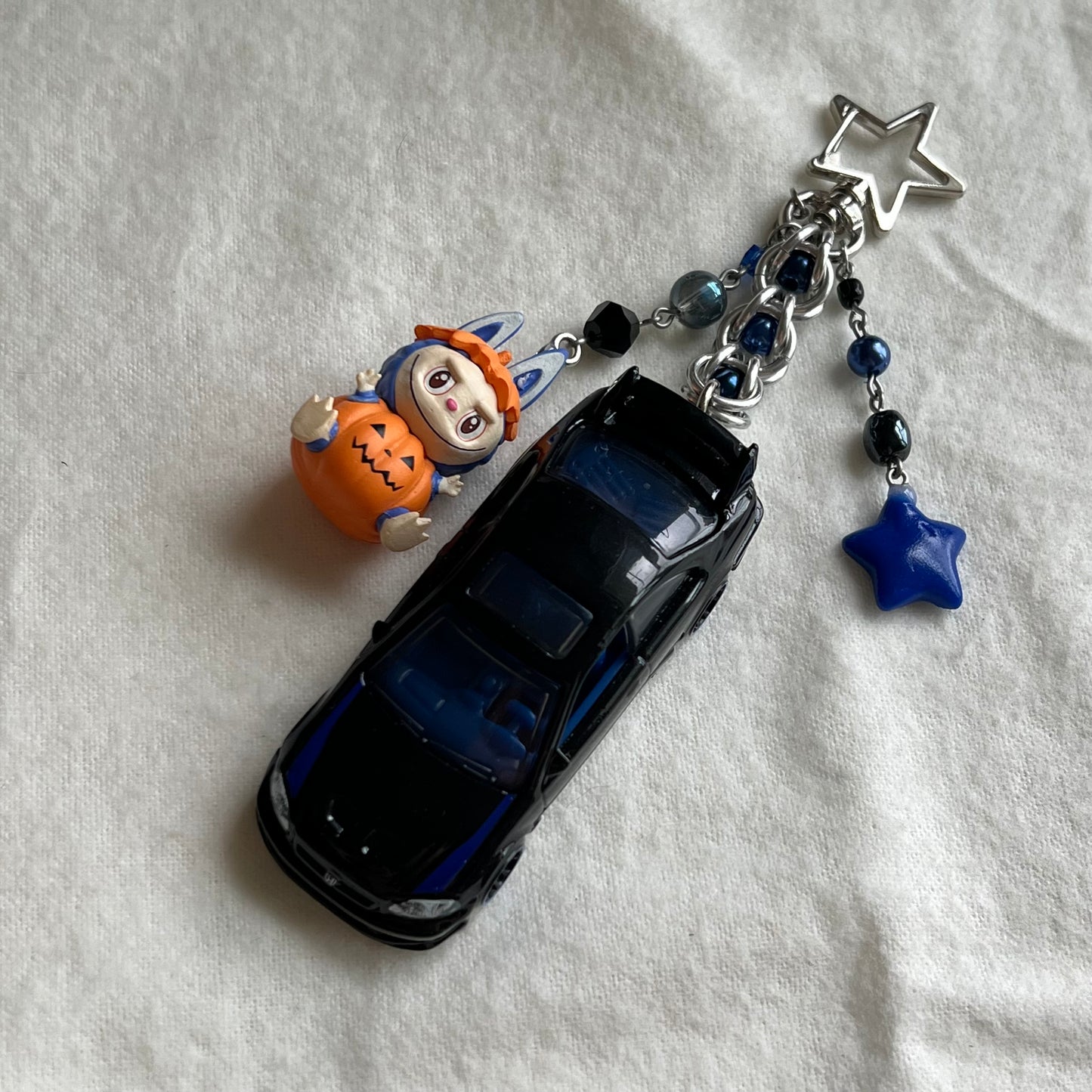Honda Civic Si x Halloween Monster Beaded Keychain