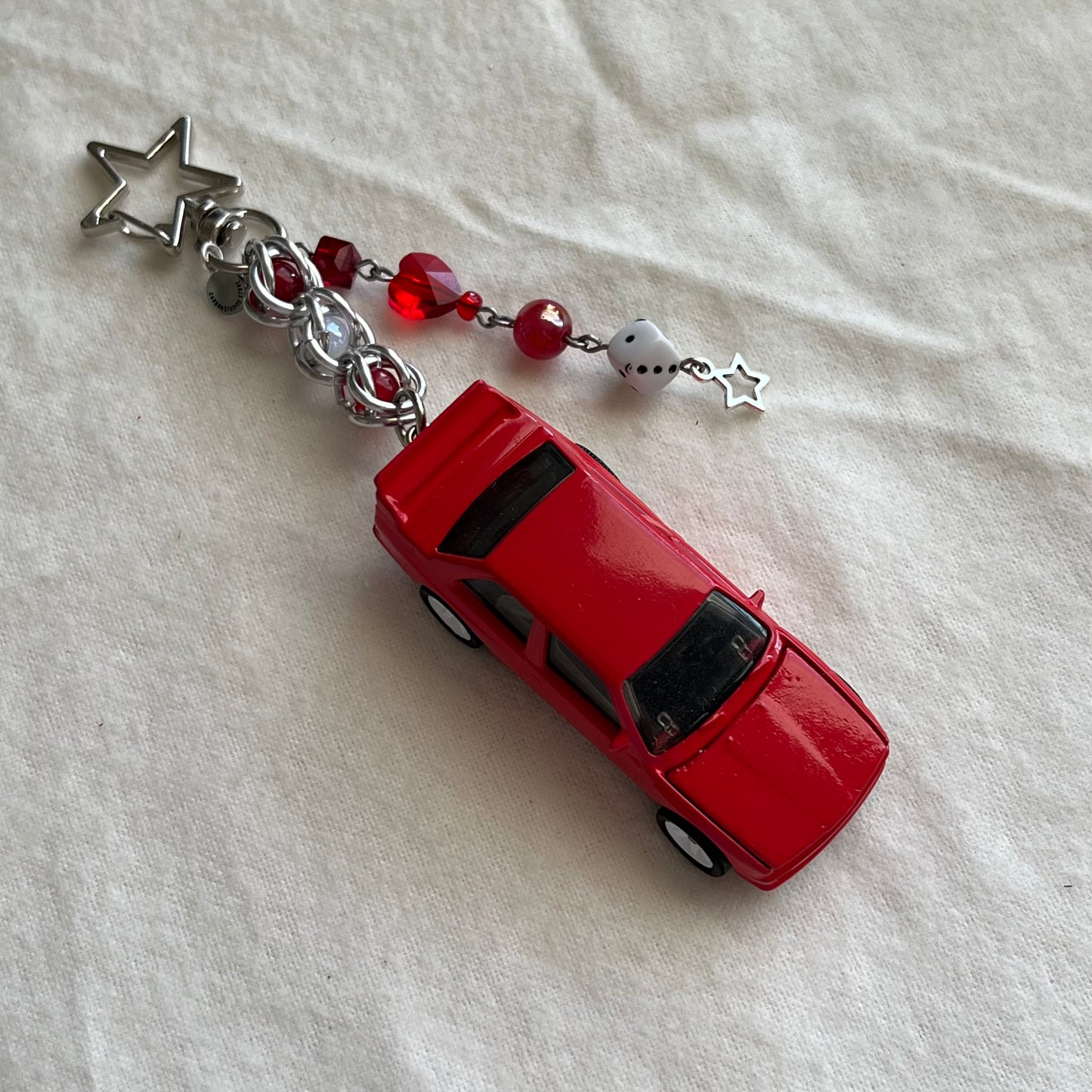 BMW E30 Beaded Keychain