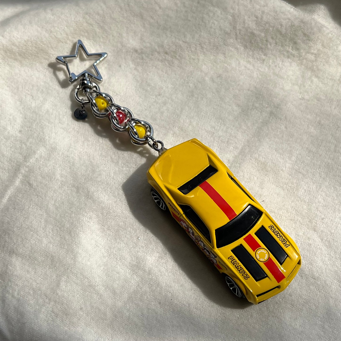 Bully Goat Beaded Keychain