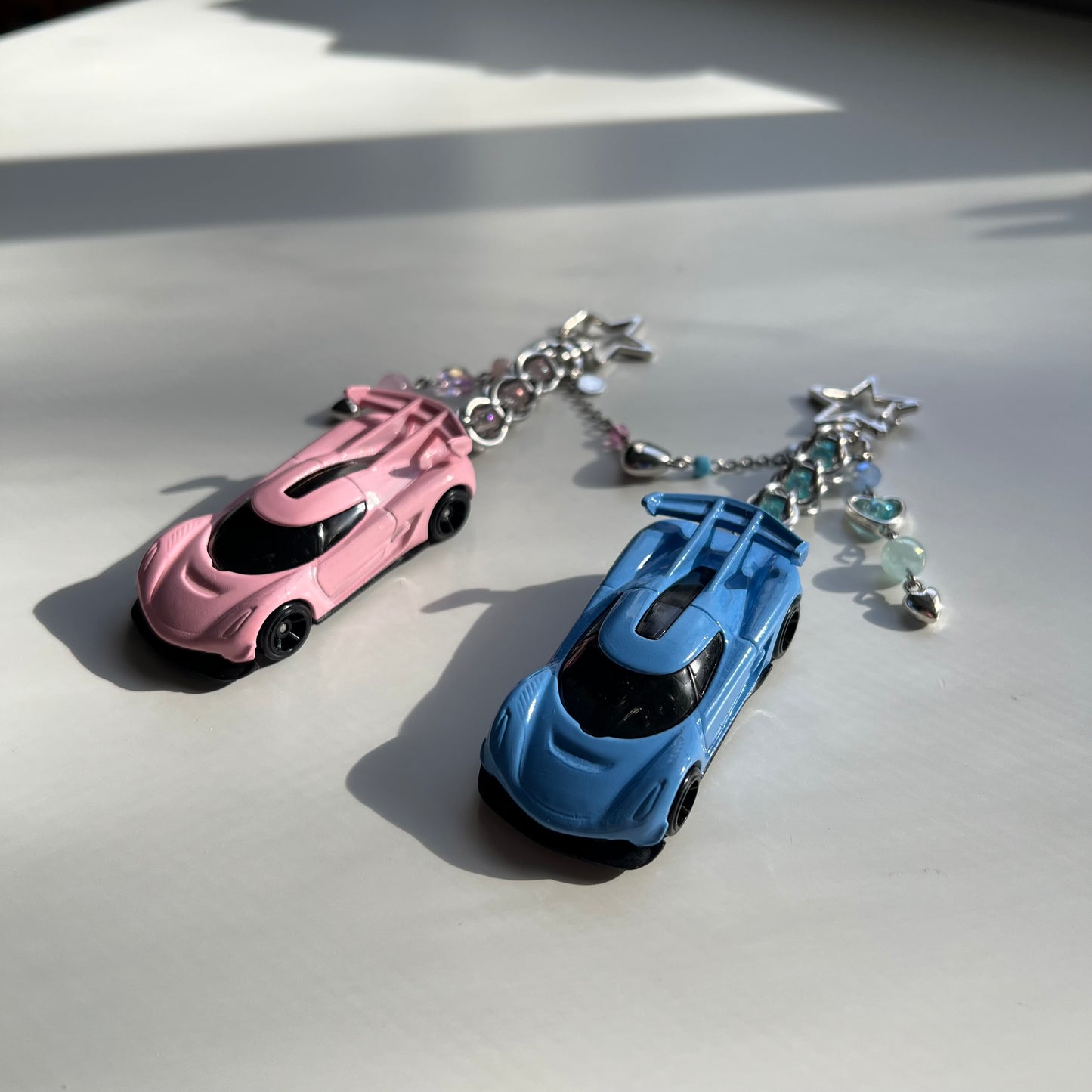 Koenigsegg Jesko Matching Pair Beaded Keychains