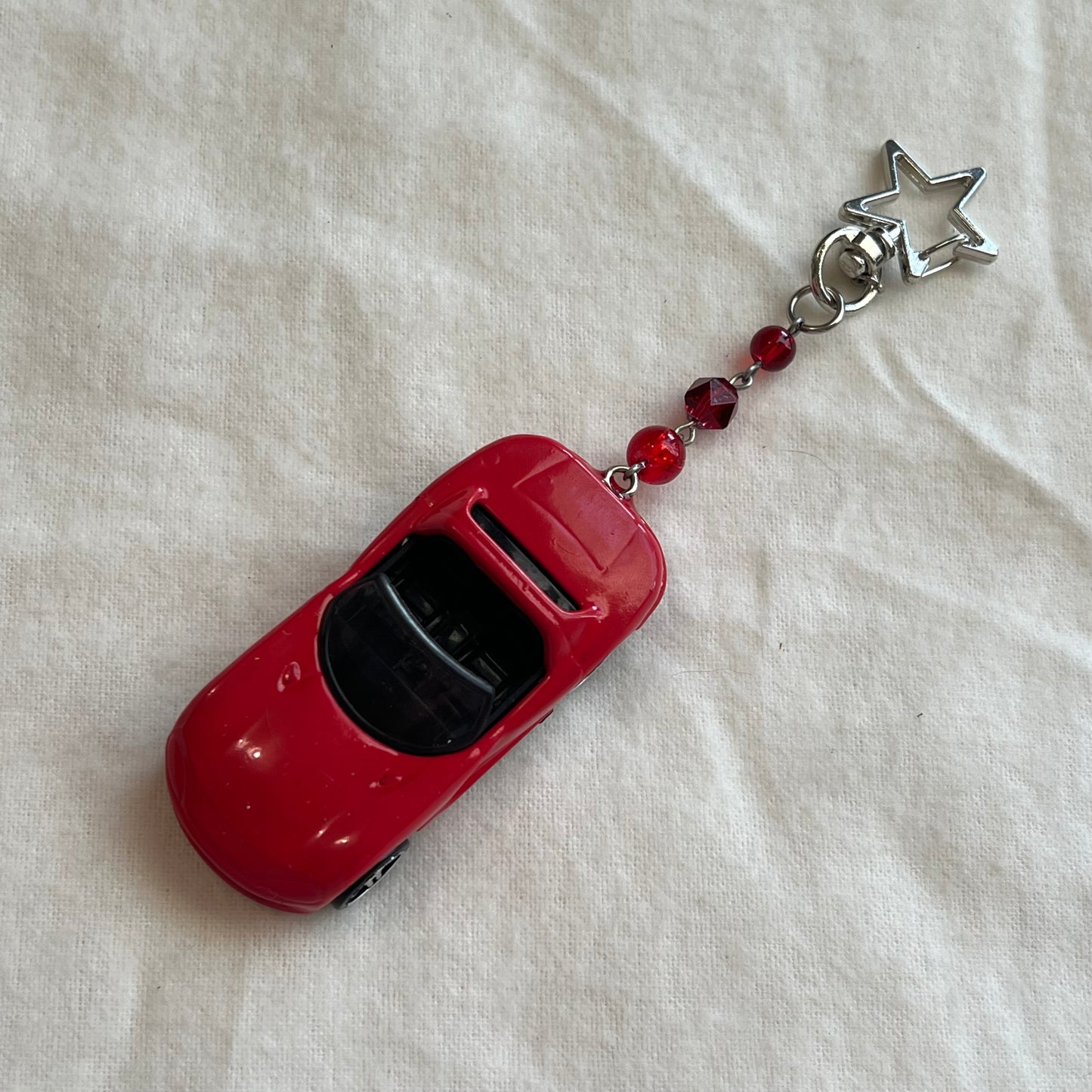 Dodge Viper Beaded Keychain