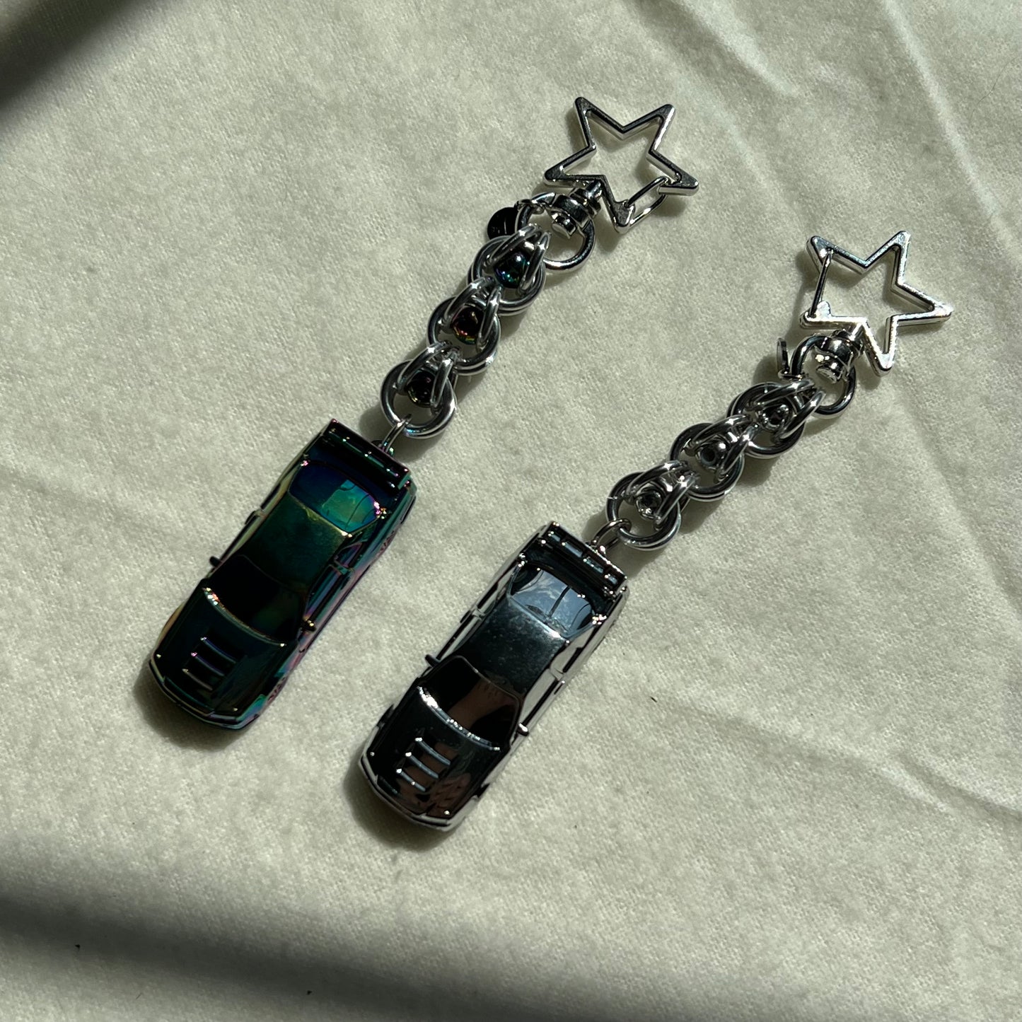 Nissan R34 GTR Beaded Keychain