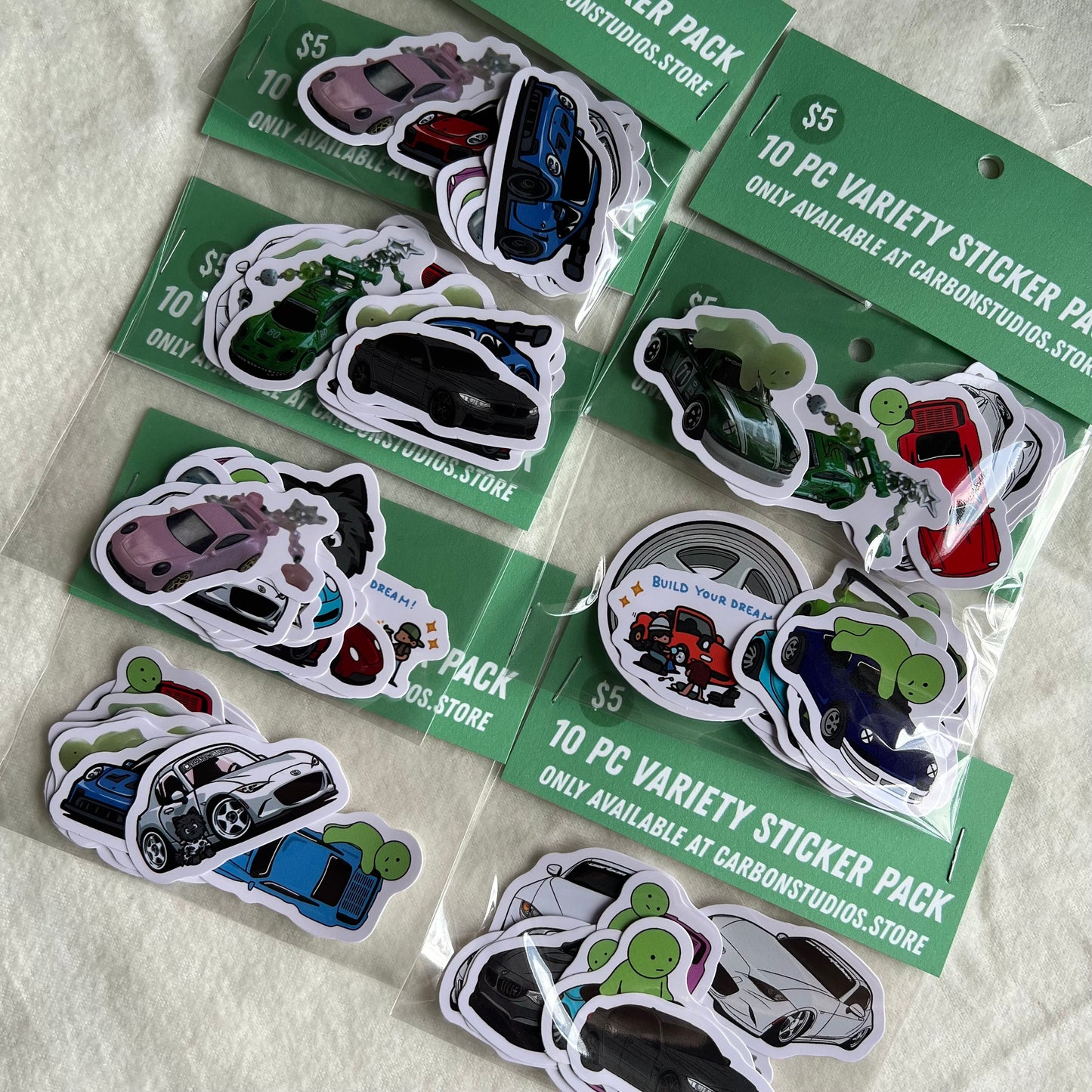 10 PC Variety Sticker Pack