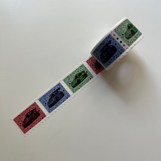 Porsche GT2, GT3, GT4 Stamp Washi Tape