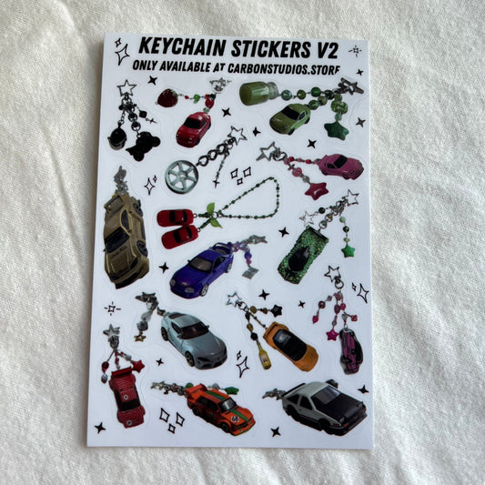 Keychain Stickers V2 Sticker Sheet