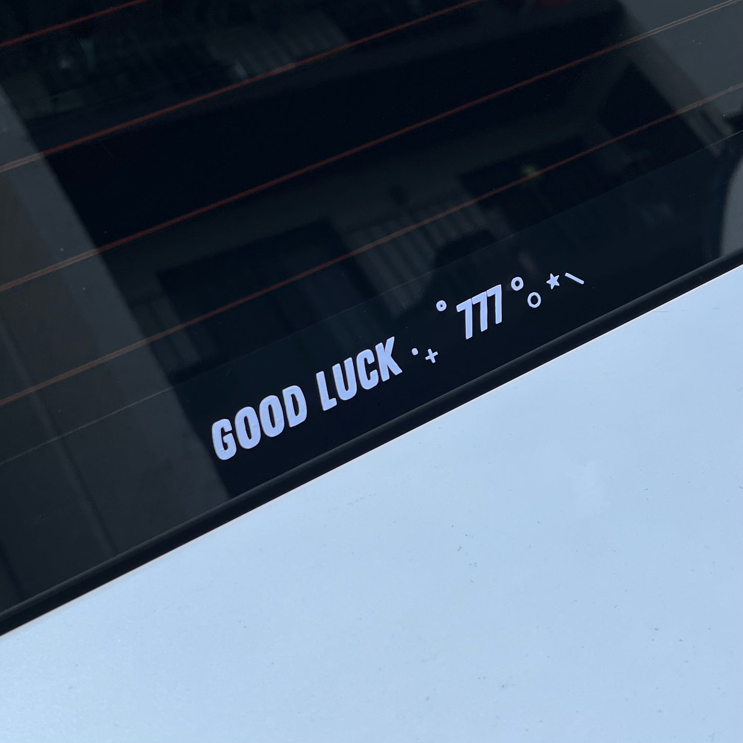 Good Luck 777 Decal 5 inch