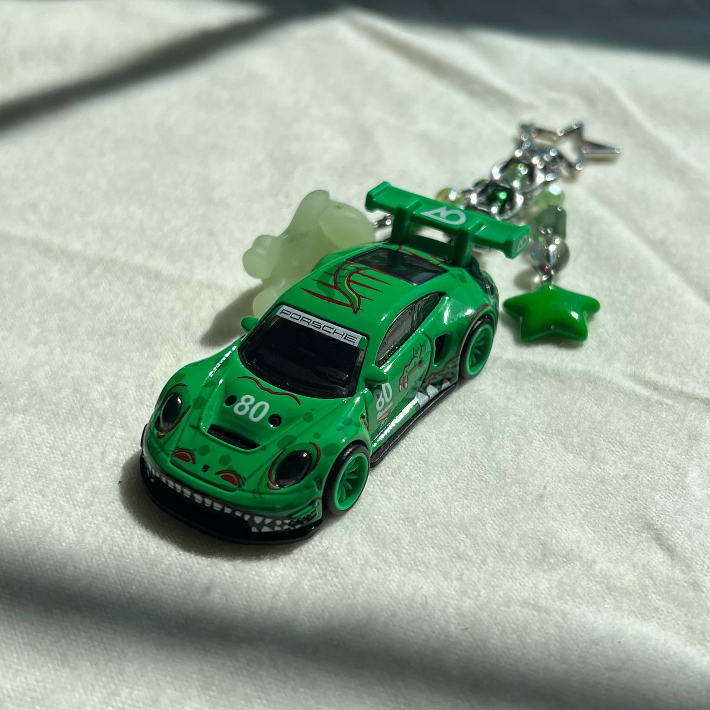 Porsche Rexy x Green Buddy Beaded Keychain