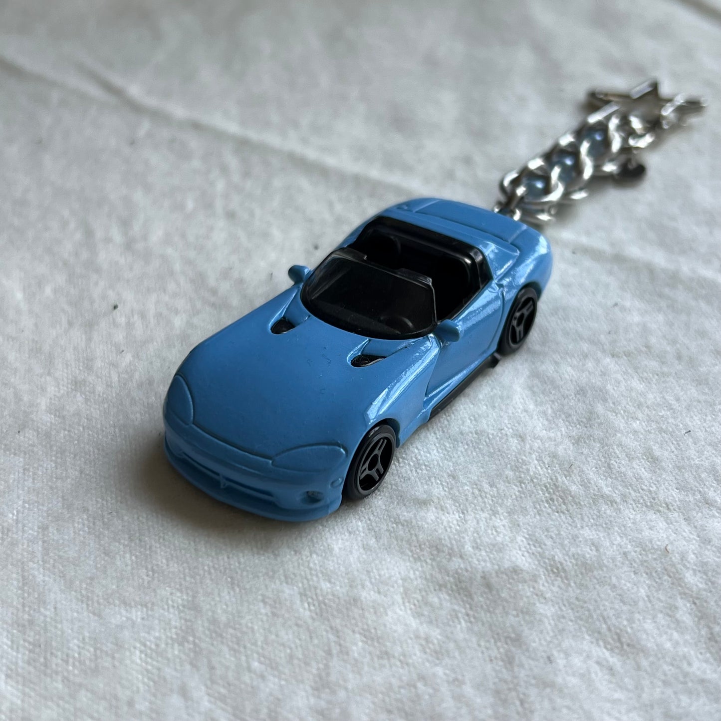 Dodge Viper Beaded Keychain