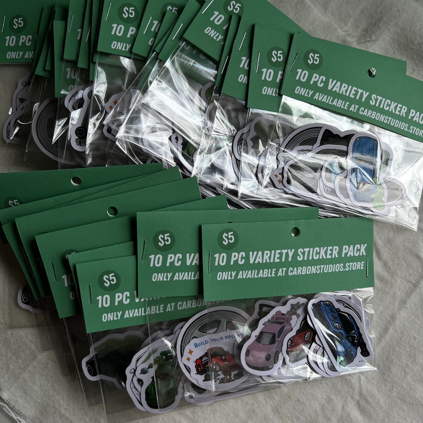 10 PC Variety Sticker Pack