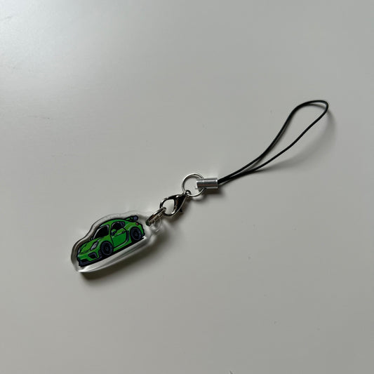 Porsche GT4 Phone Charm