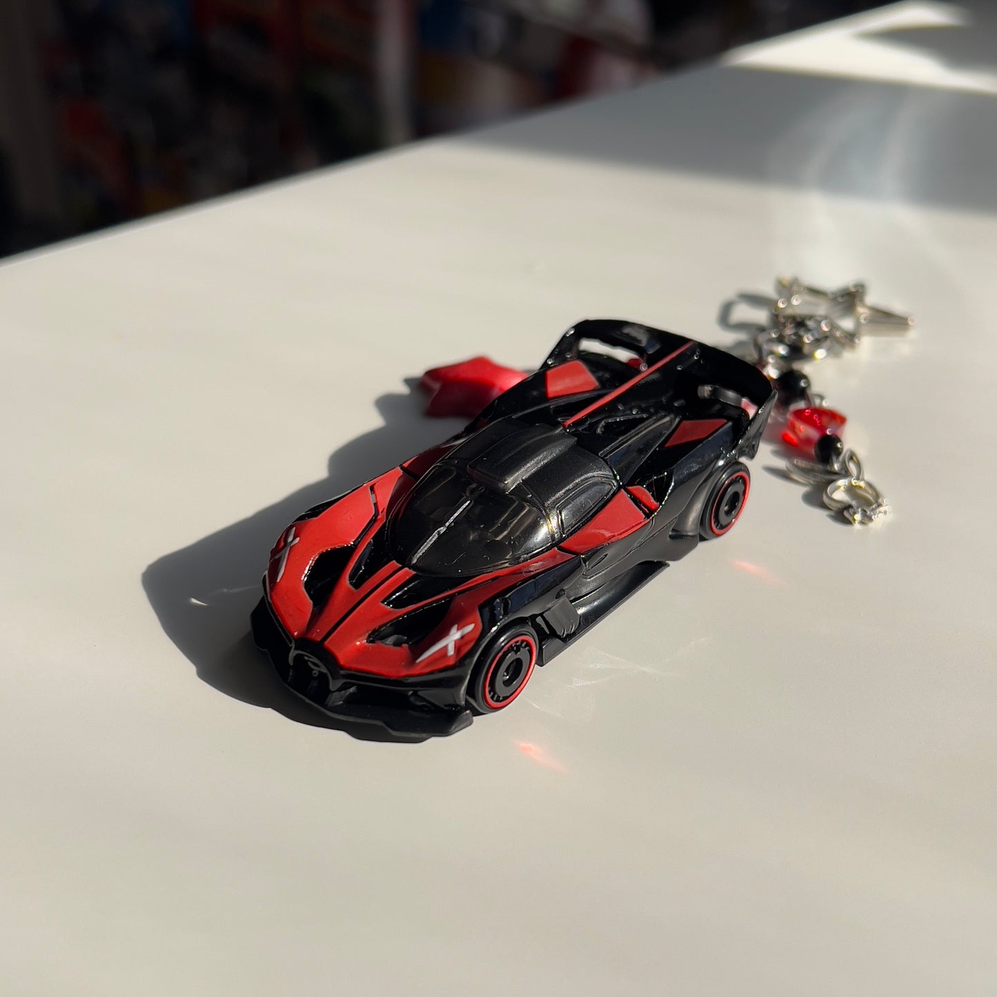 Bugatti Bolide Beaded Keychain