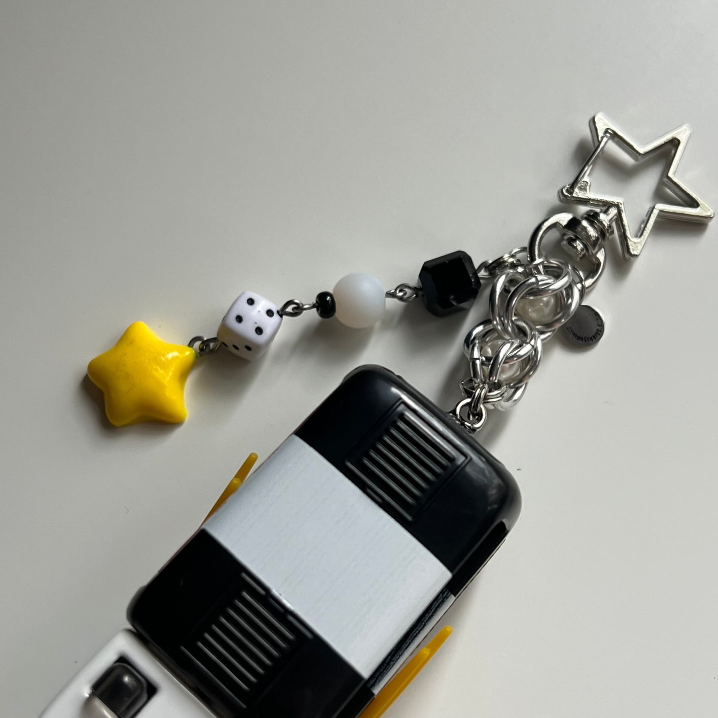 Noodle Express Beaded Keychain