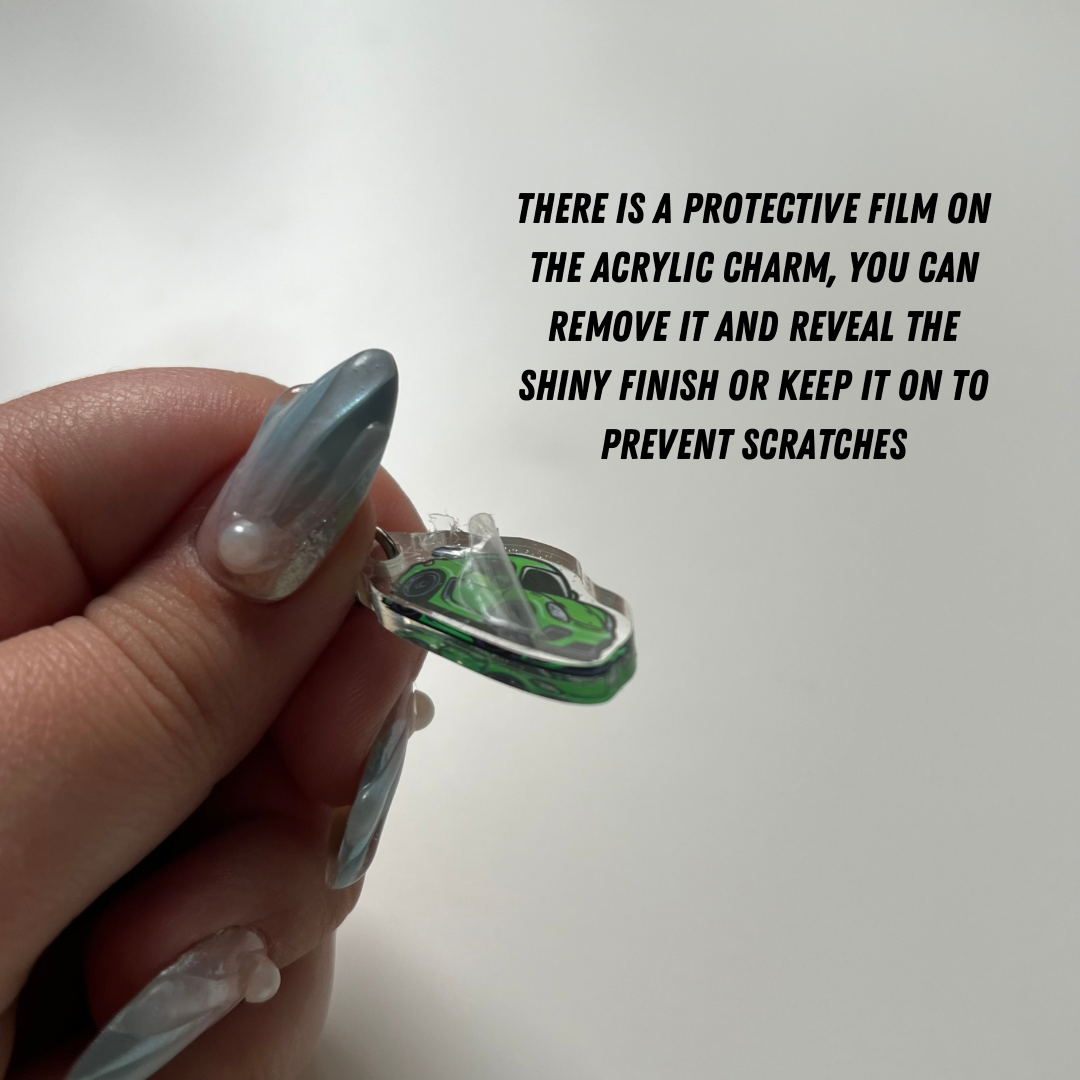 Porsche GT4 Phone Charm