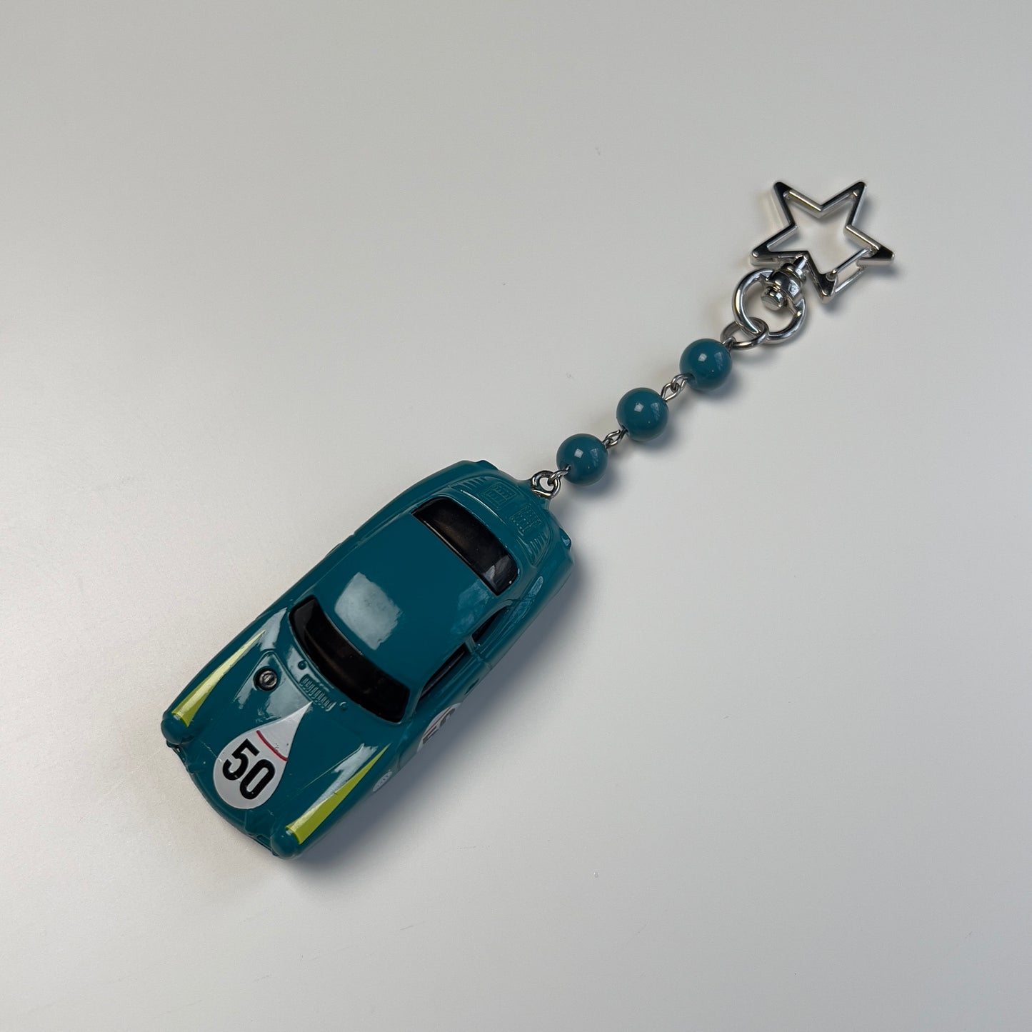 Porsche 356A Outlaw Beaded Keychain