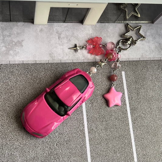 Toyota Mk5 Supra Beaded Keychain