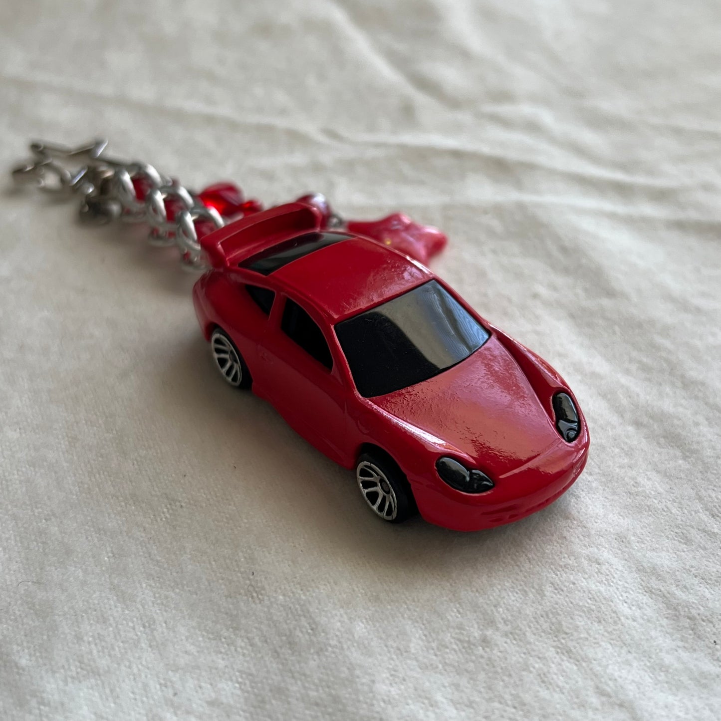 Porsche 911 GT3 Cup Beaded Keychain