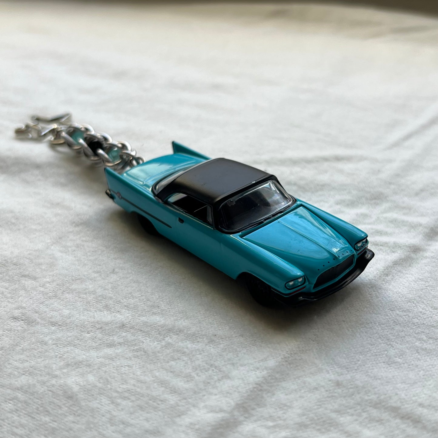 1957 Chrysler 300C Beaded Keychain