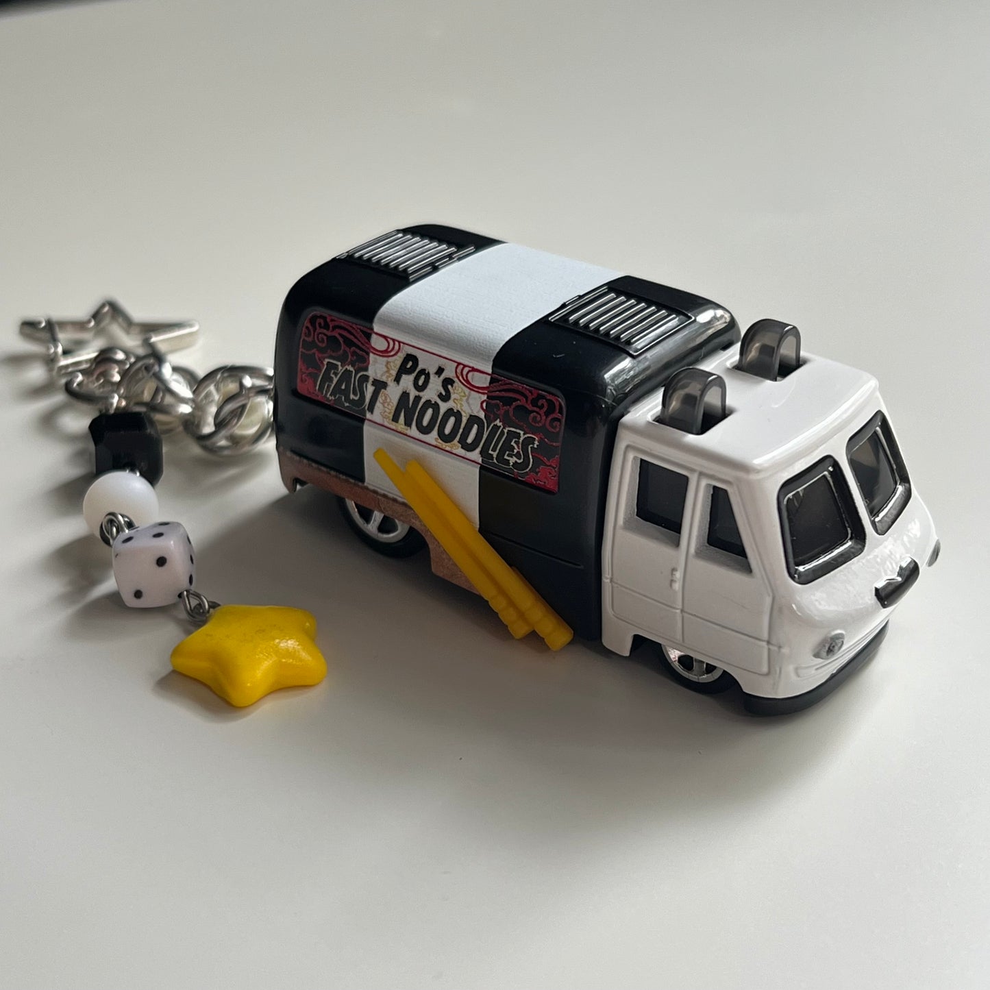Noodle Express Beaded Keychain