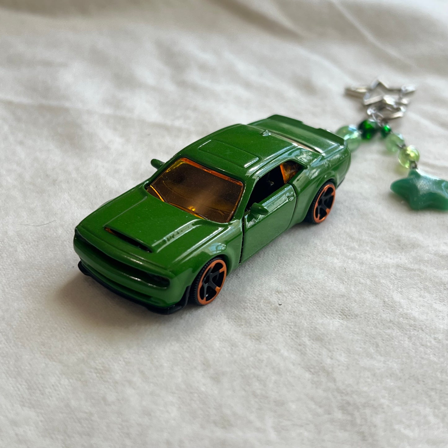 Challenger Beaded Keychain