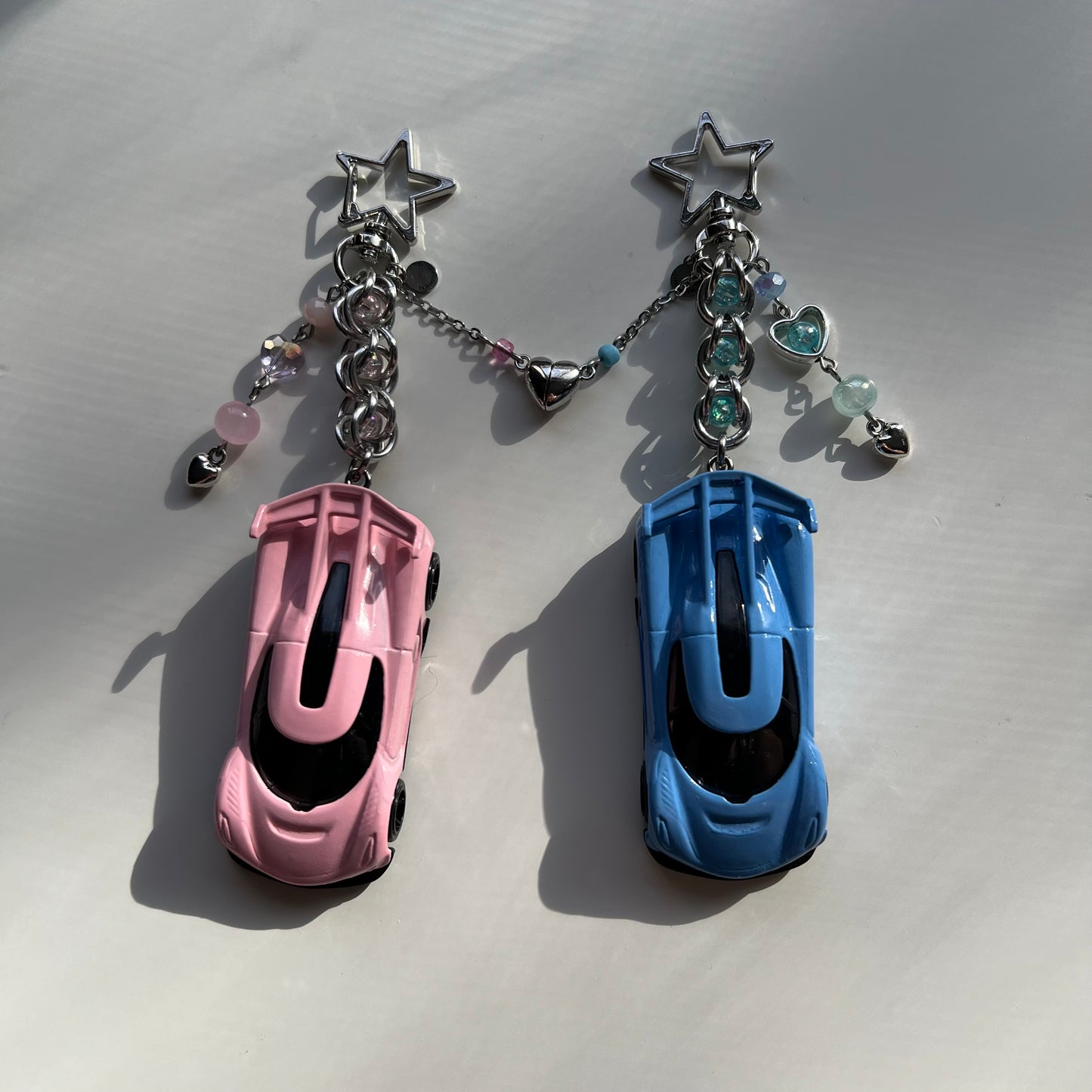 Koenigsegg Jesko Matching Pair Beaded Keychains
