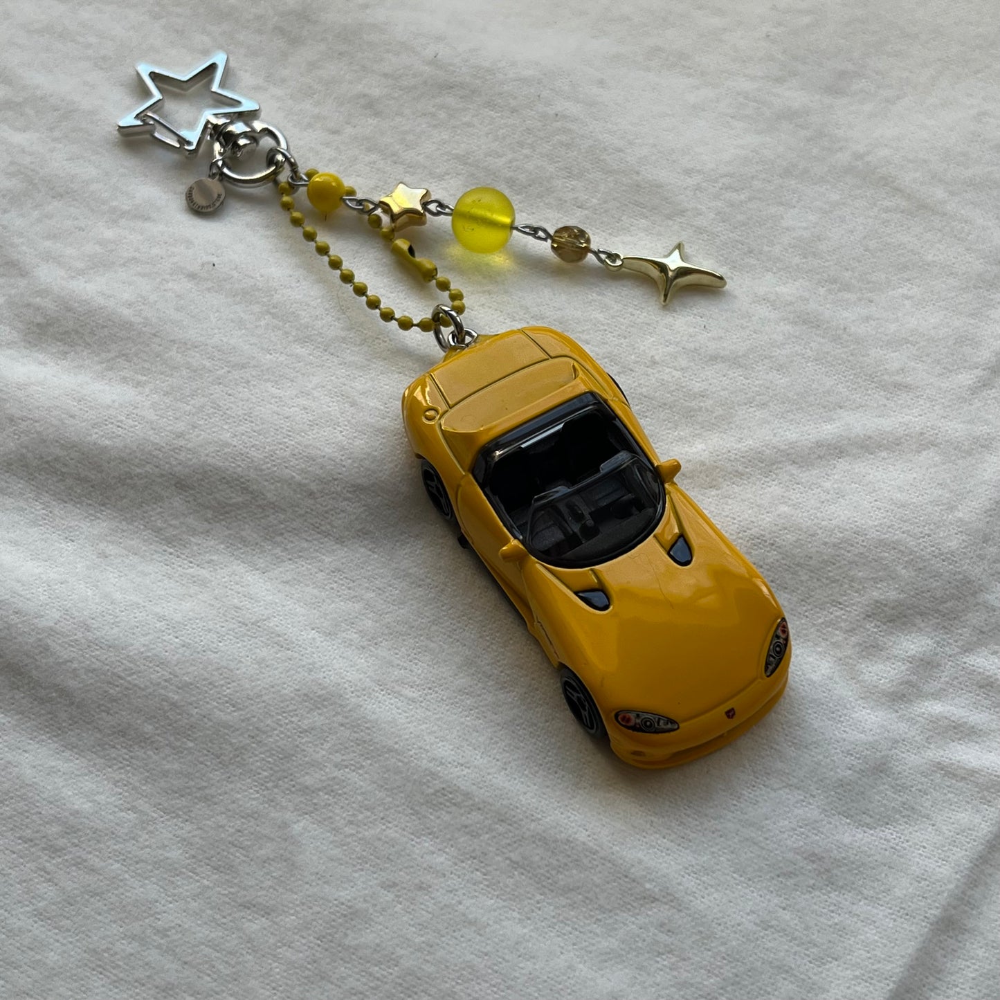 Dodge Viper Beaded Keychain
