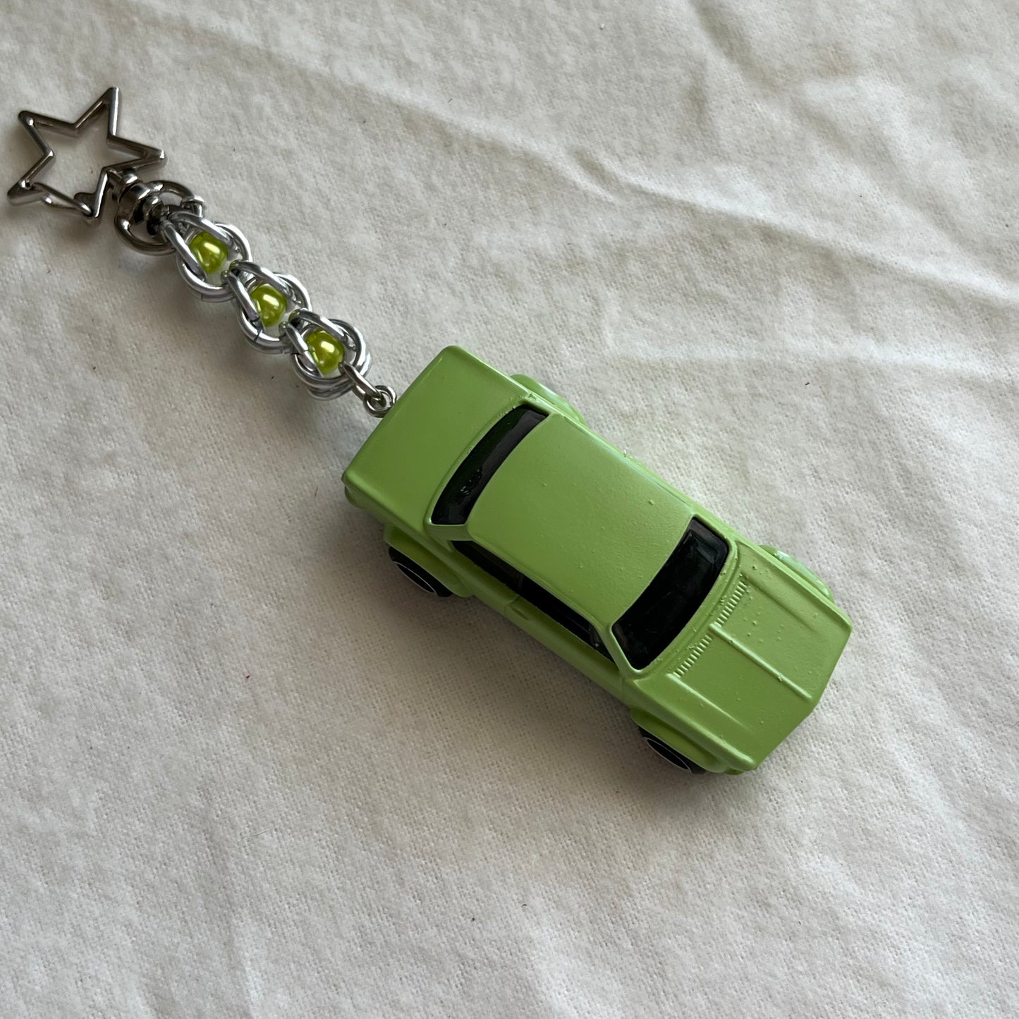 BMW 2002 Beaded Keychain