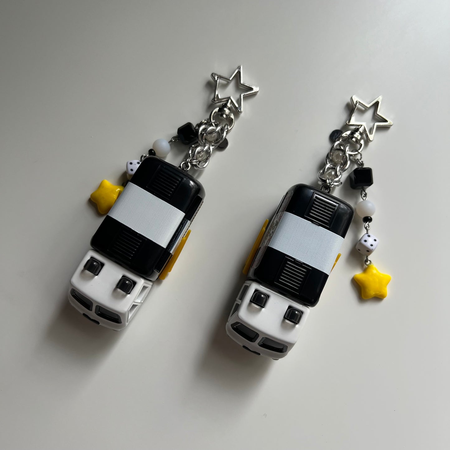 Noodle Express Beaded Keychain