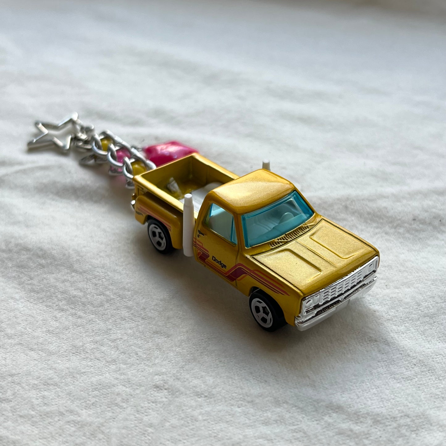 1978 Dodge Li’l Red Express Truck Beaded Keychain