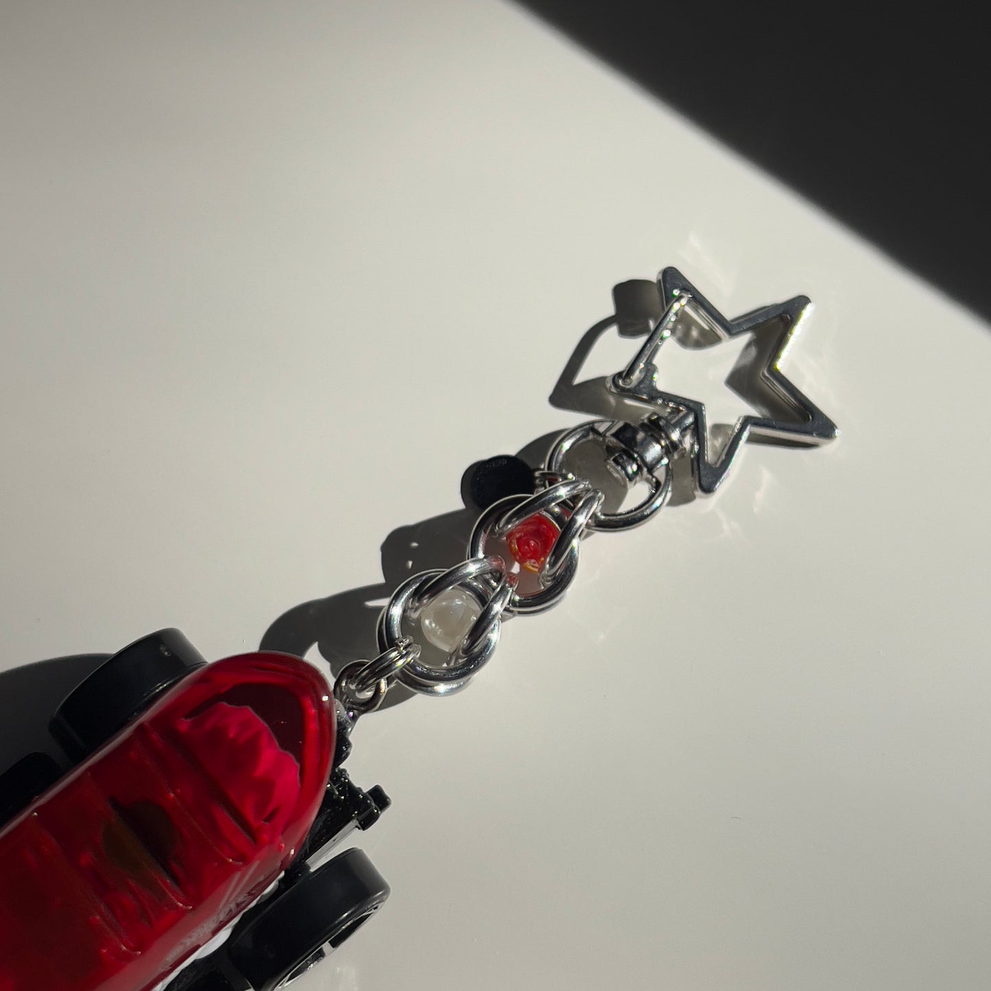 Sushi Tuner Beaded Keychain