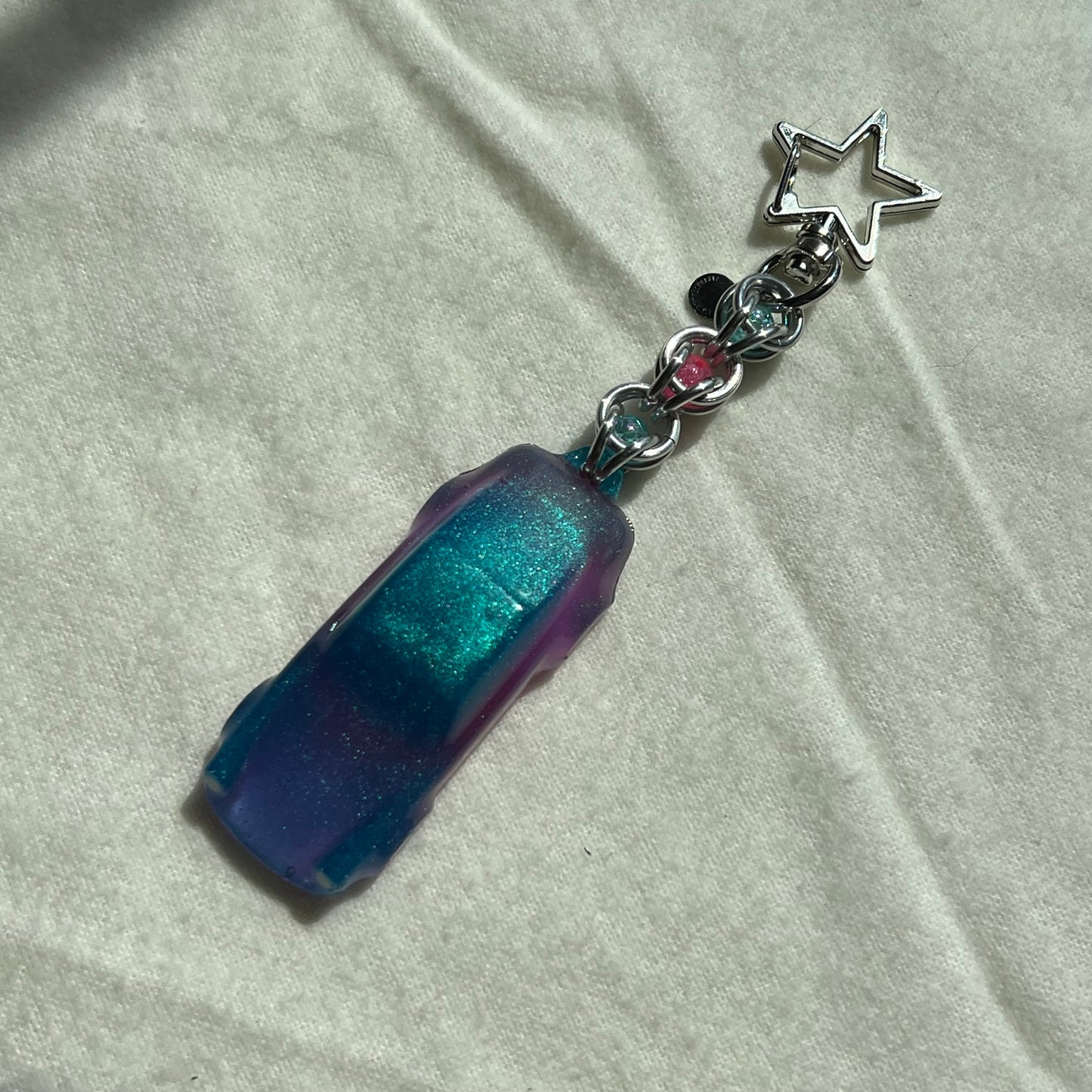 Porsche 911 Carrera Beaded Keychain