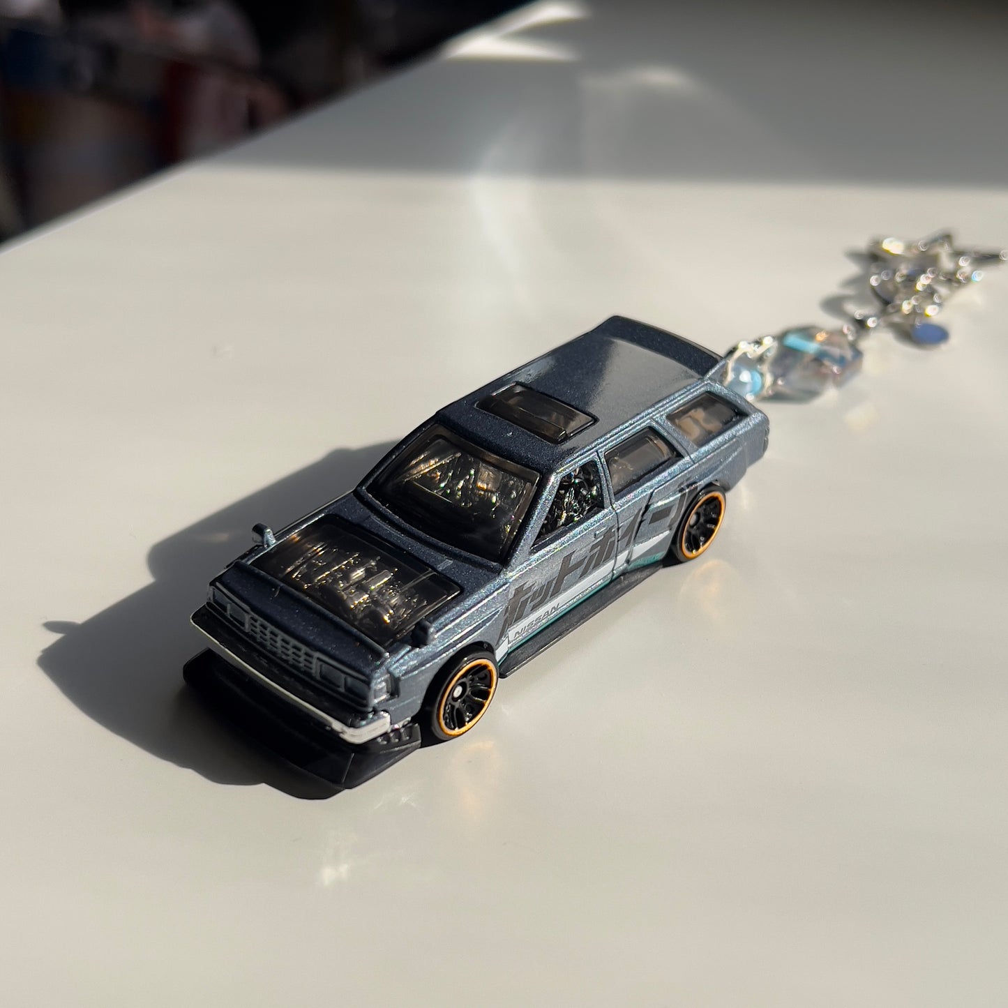 Nissan Maxima Beaded Keychain