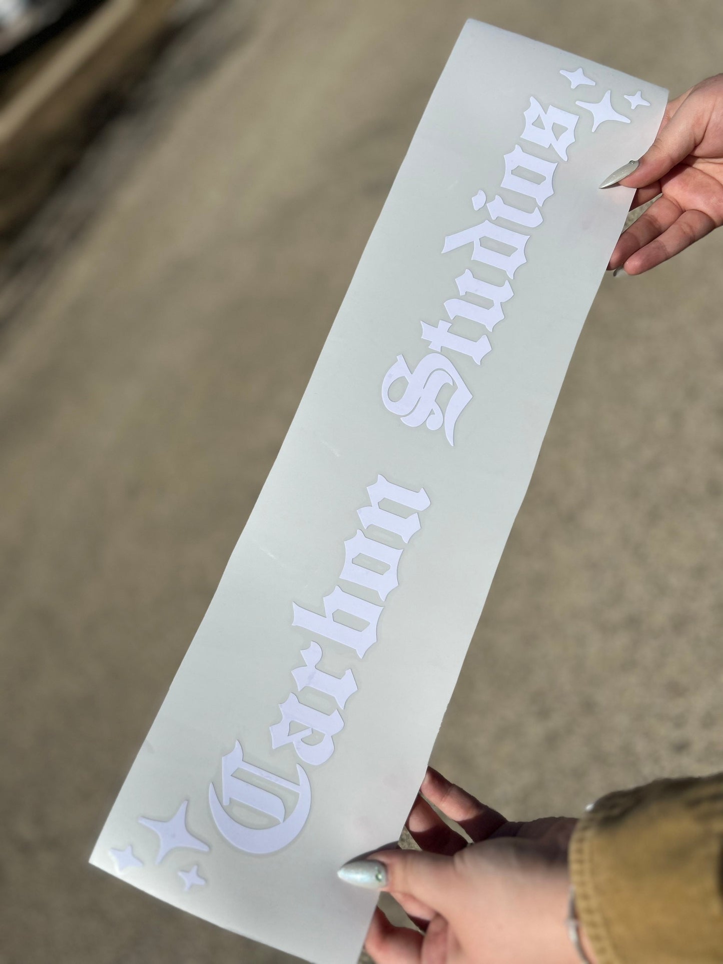 Carbon Studios Windshield Banner Decal